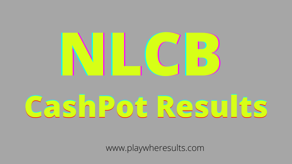 Cashpot Results for day